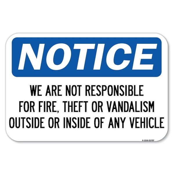 Safety Sign, 12 in Height, Aluminum, 22707